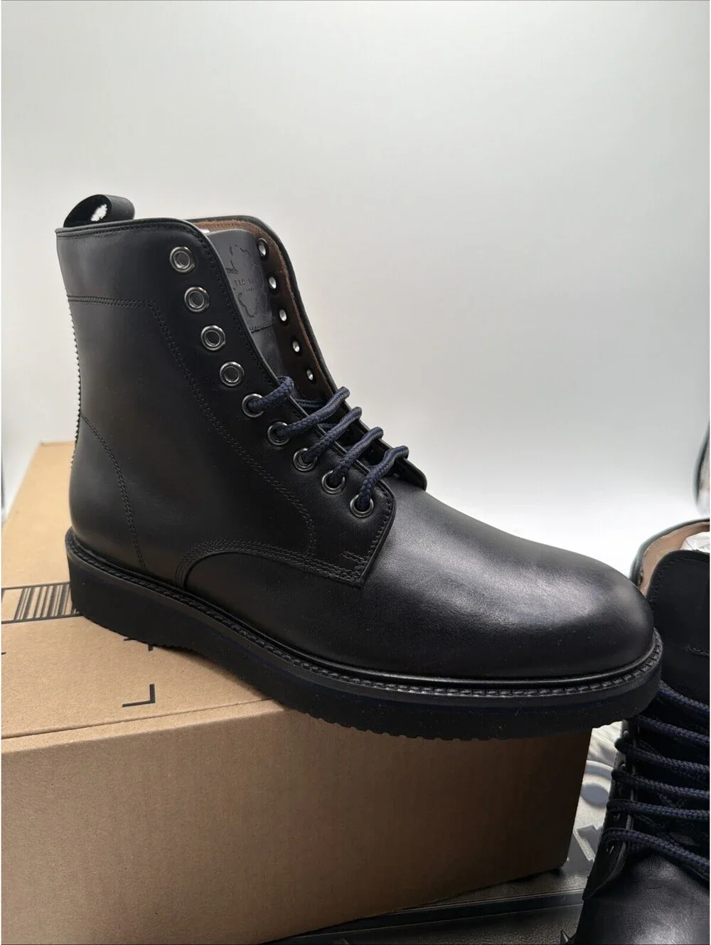 Ted Baker Linton Wedge Sole Derby Boots size 7 No Box